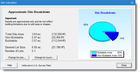 Site Calculator